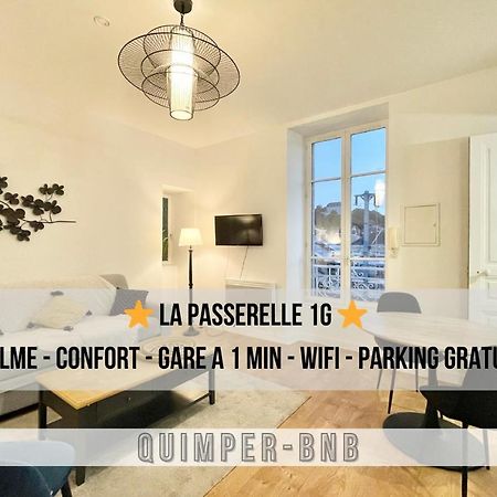 Le Passerelle 1G - Confort - Wifi - Centre Ville A Pied カンペール エクステリア 写真