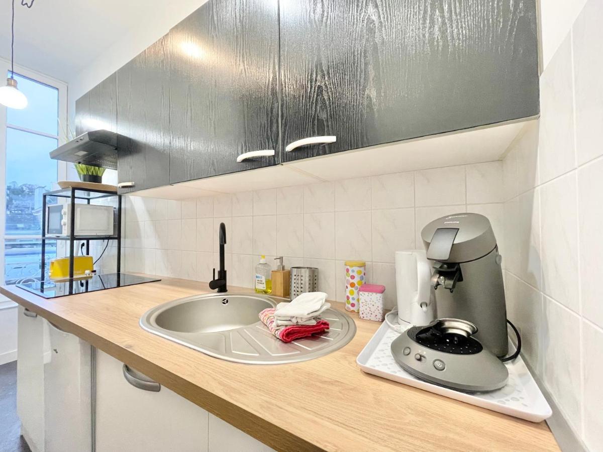 Le Passerelle 1G - Confort - Wifi - Centre Ville A Pied カンペール エクステリア 写真